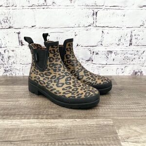New Tretorn Animal Print Chelsea Rain Boots Size 6M